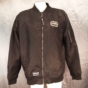 Ecko Unlimited Black Bomber Jacket